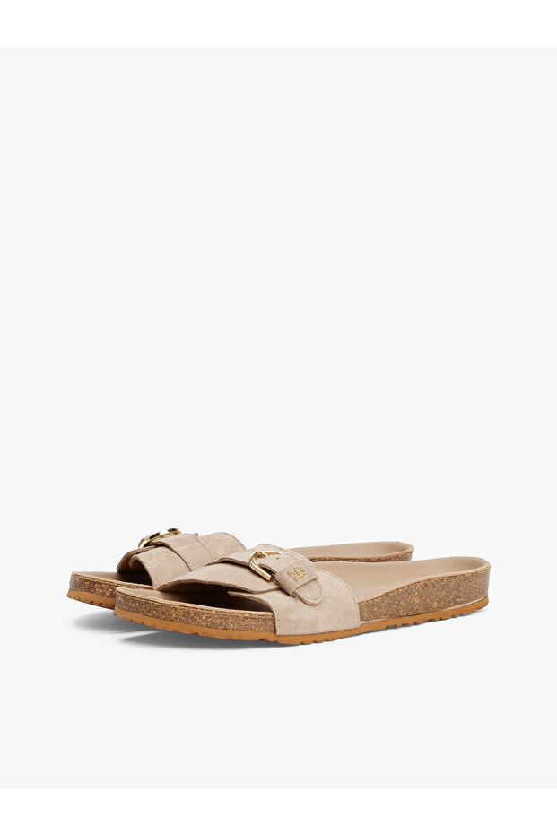 SOFT SUEDE ADJUSTABLE MULE Sandalet - 3