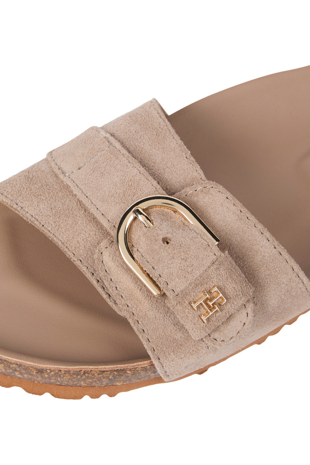 SOFT SUEDE ADJUSTABLE MULE Sandalet - 6