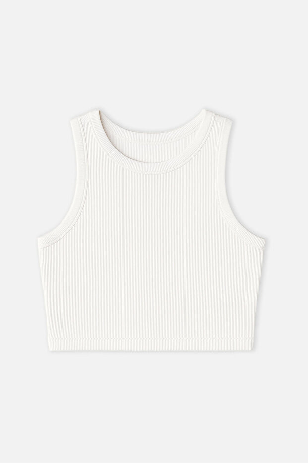 %100 PAMUK FİTİLLİ BASIC ÖRME ATLET - 1