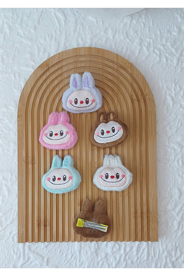 Labubu Plush Hair Clip (1 Piece)