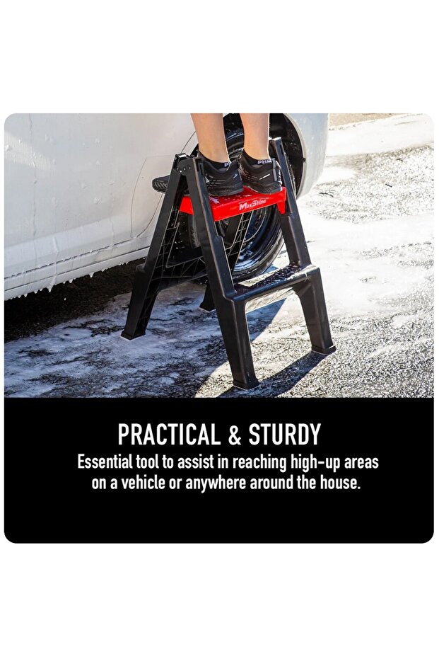 Maxshine Folding Step Stool Katlanır Basamaklı Tabure - 4