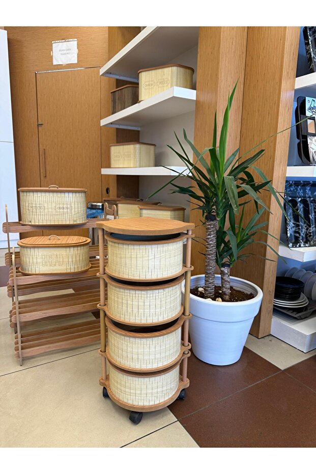 Ahşap 4 Katlı Sebzelik - 1