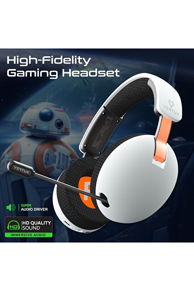 سماعة رأس للألعاب عالية الأداء مع إمكانية الاتصال بثلاثة أوضاع وميكروفون قابل لإعادة الشحن - 5