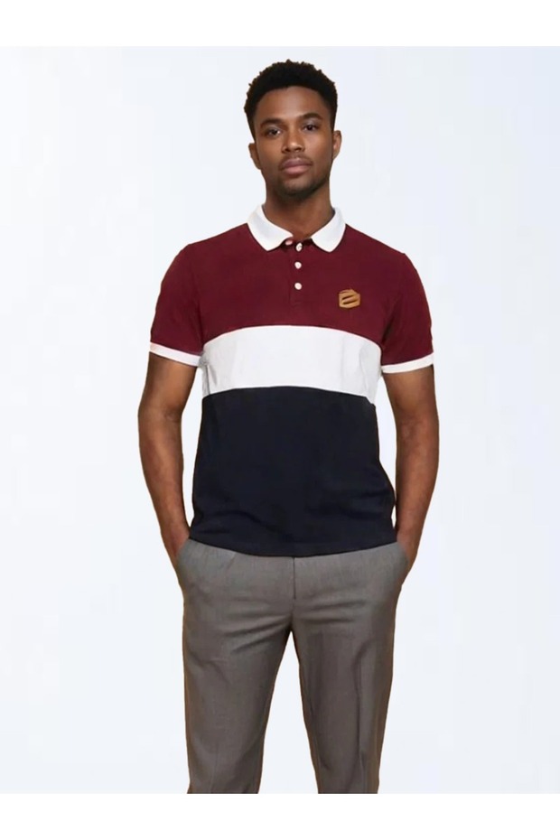 Premium Polo Shirt – PEM Signature Fit Dark red-brown