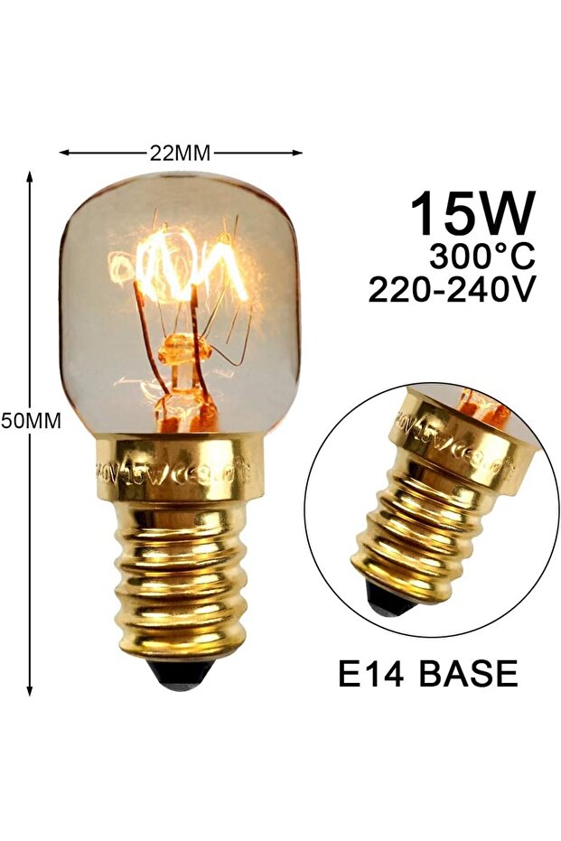 Fırın Lamba Ampul 15 W - 2