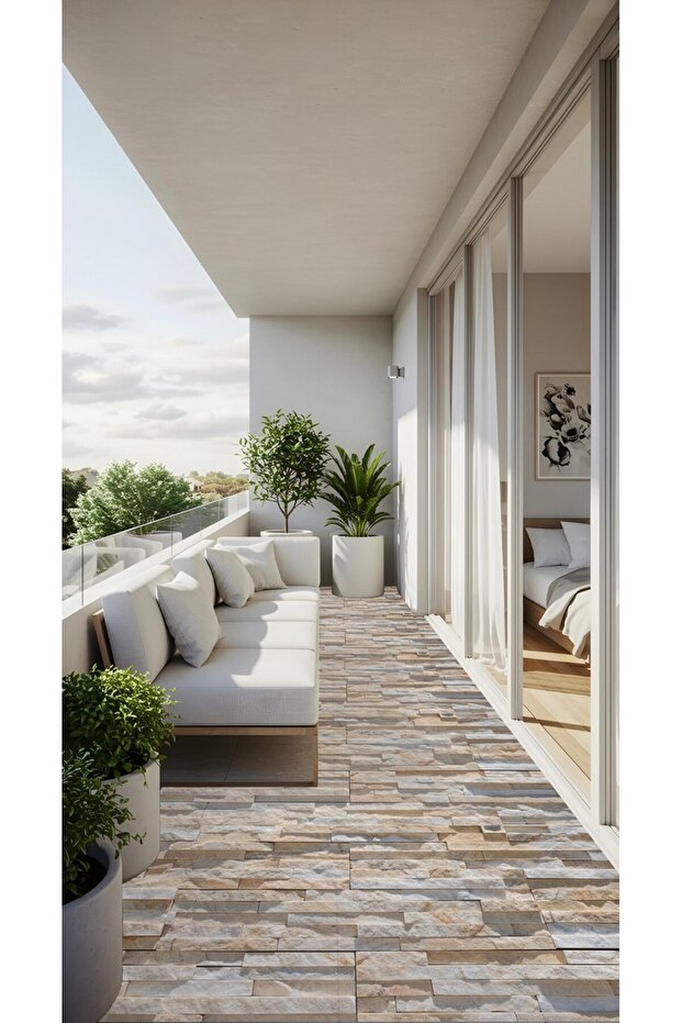 Kendinden Yapışkanlı 100 x 100cm Suya Dayanıklı Fayans Banyo Mutfak Tezgah Duvar Kaplama CODE 181 - 6