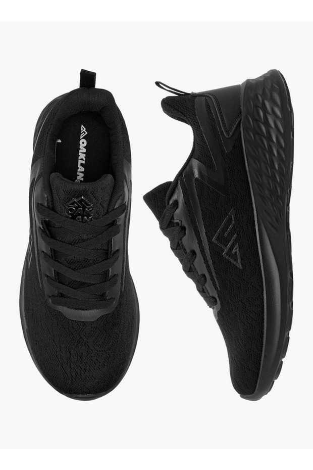 Textured Lace-Up Sports Shoes