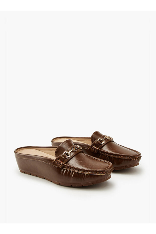 Horsebit Detail Slip-On Mules