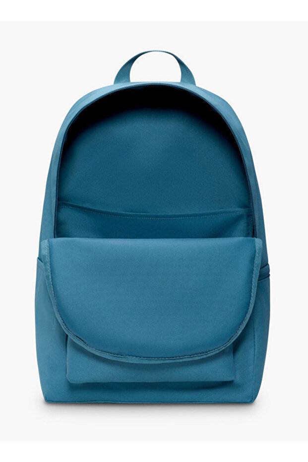 Logo Print School Backpack with Adjustable Straps and Zip Closure - 5