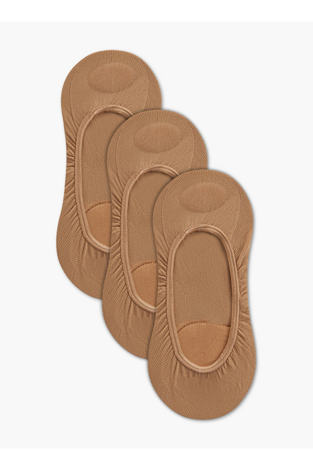 Solid No Show Socks - Set of 3