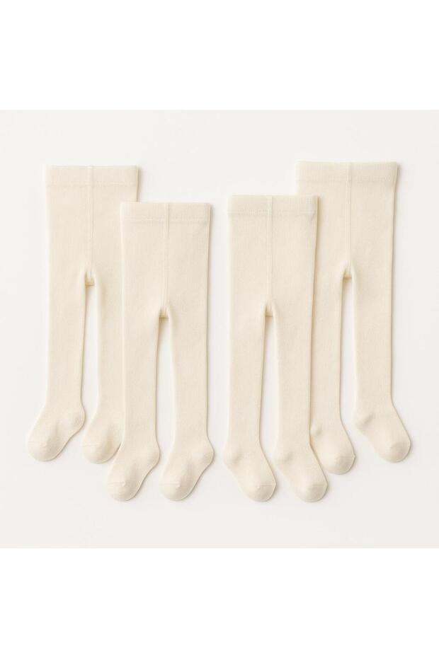 4 Pcs Organic Cotton -Sweat Resistant- Girl and Boy Newborn Baby Kids Pantyhose