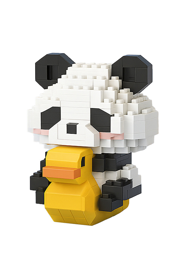 Panda 2 Model Karakter Figürü 3D Yapı Oyuncakları - 2