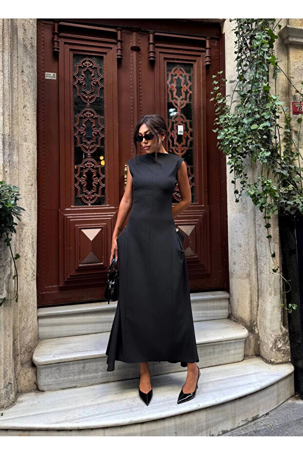Women's Padded Maxi Dress