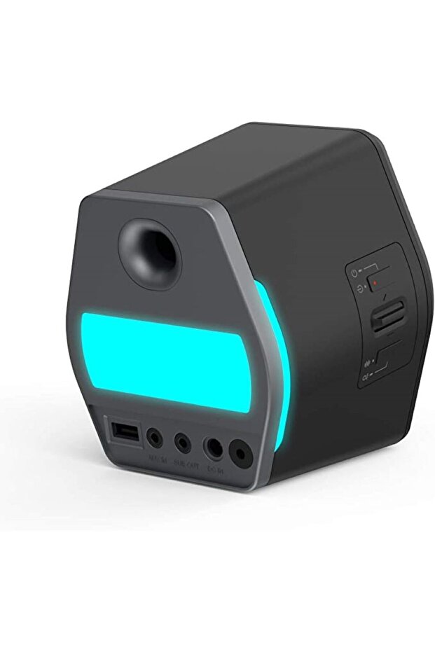 مكبرات صوت G2000 للألعاب باللون الأسود - 5