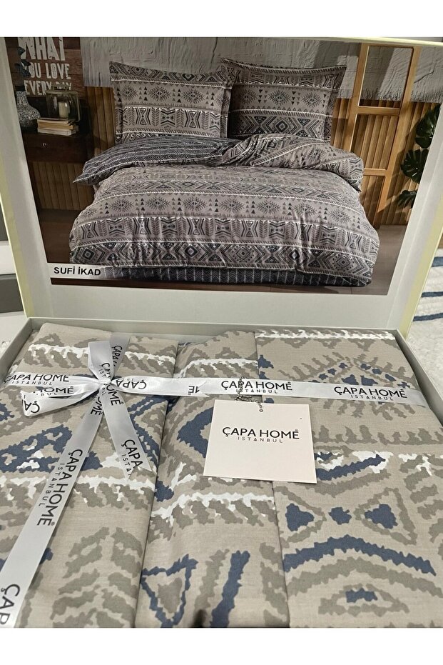 Poplin Çift Kişilik Solmaz Nevresim Takımı - 6