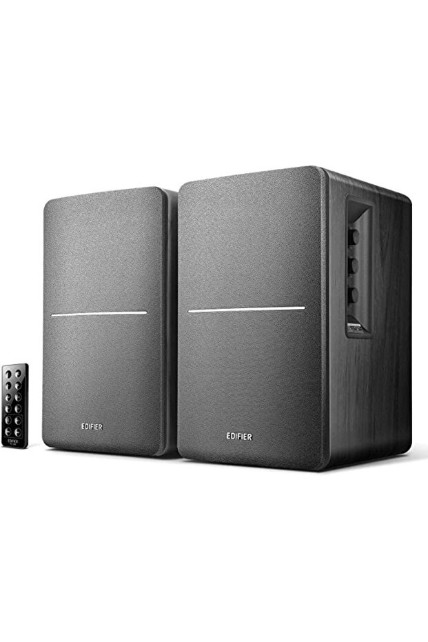 R1280DB Powered Bluetooth Bookshelf Speaker Optical Input Wireless Studio Monitor 4 Inch 42W - 1