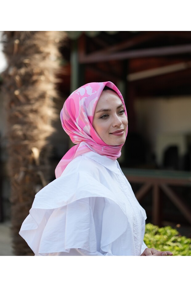 لافينيا نمط القطن الناعم وشاح - 1