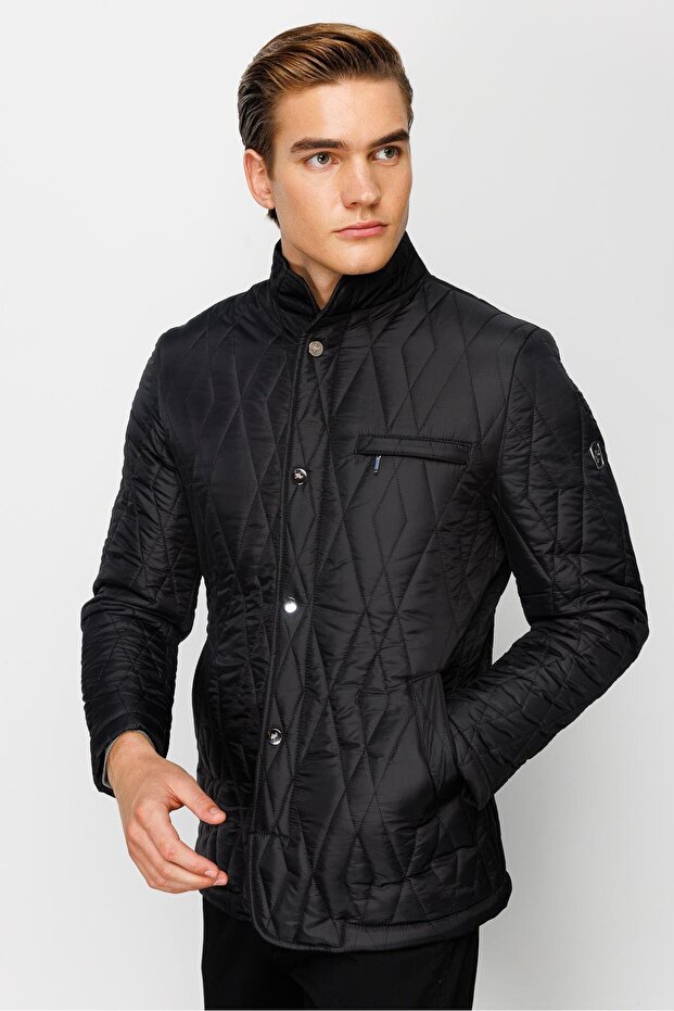 Erkek Siyah Mont - 5