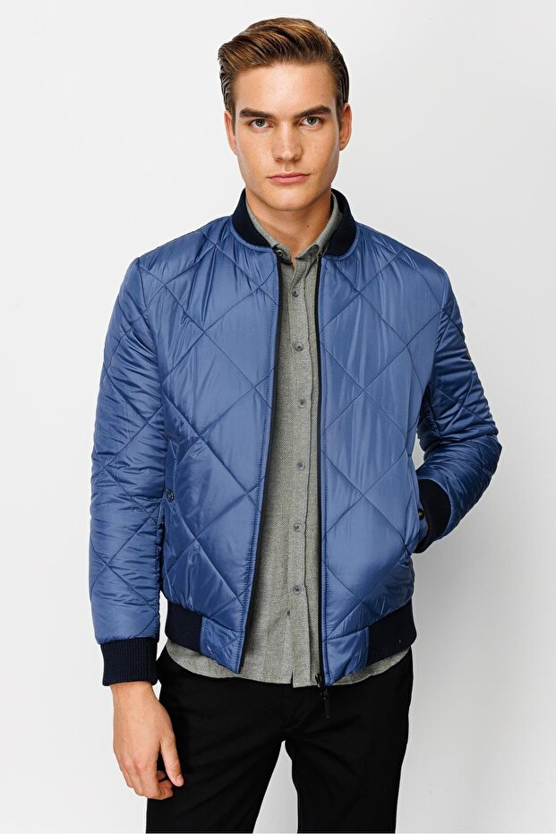 Erkek İndigo Mont - 4