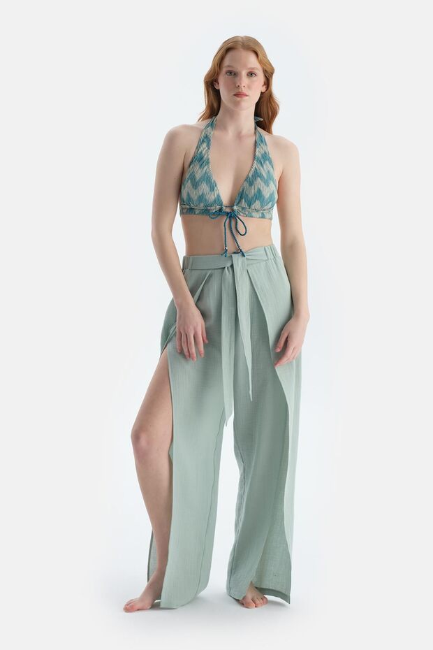 Mint Yeşili Pantolon - 5