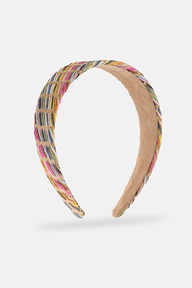 Multicolor Kadın Hasır Taç - 2