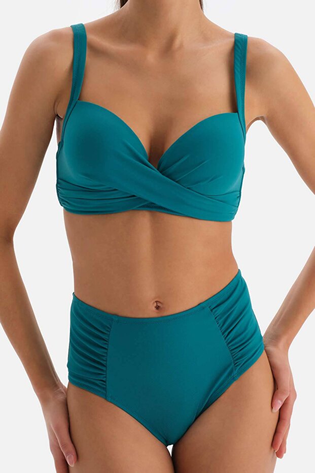 Petrol Kaplı Bikini Üstü - 4