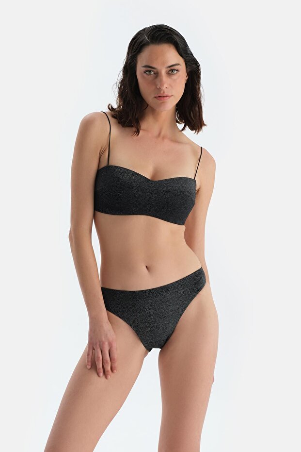 Siyah Normal Bel Bikini Alt - 5