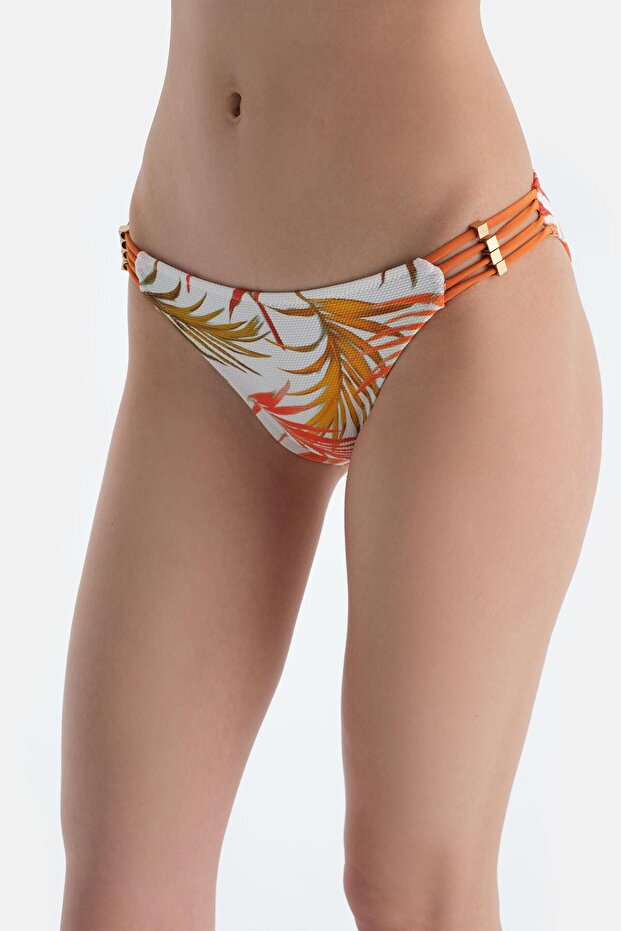 Multicolor Düşük Bel Bikini Alt - 5