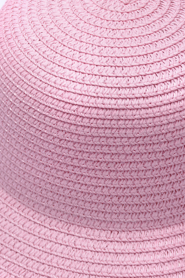 Pink Straw Hat - 4