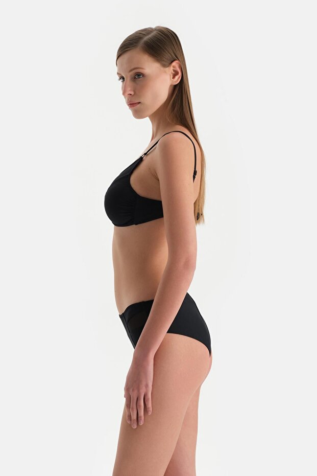 Siyah Orta Bel Bikini Alt - 3