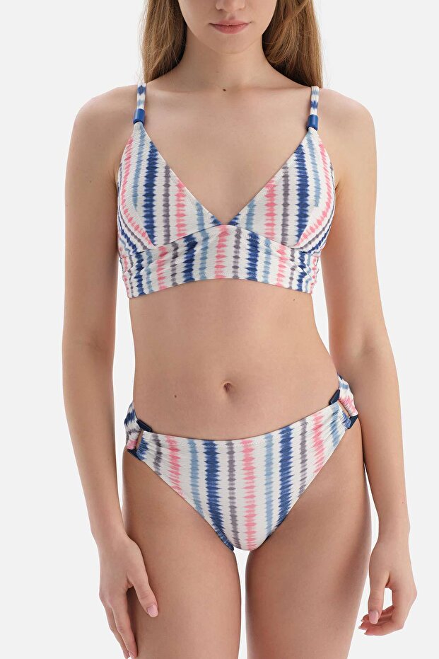 Pembe-Mavi Normal Bel Bikini Altı - 4