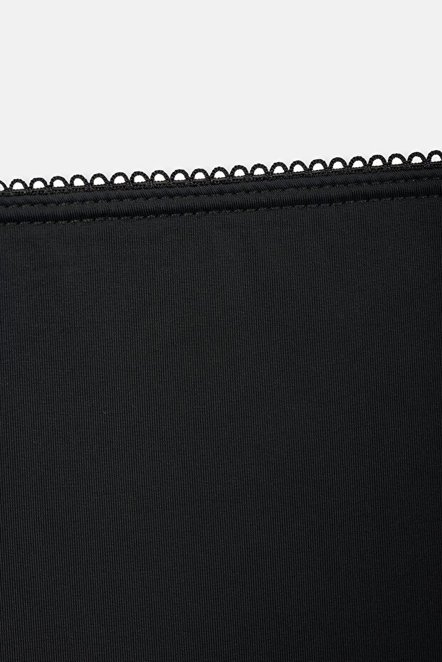 Siyah Mini Jupon - 8