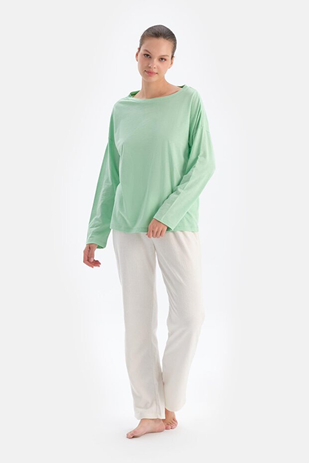 Ekru Kadın Tek Alt - 1