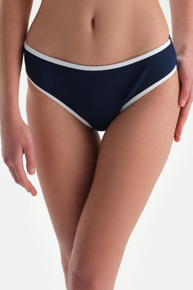 Lacivert Normal Bel Bikini Alt - 6