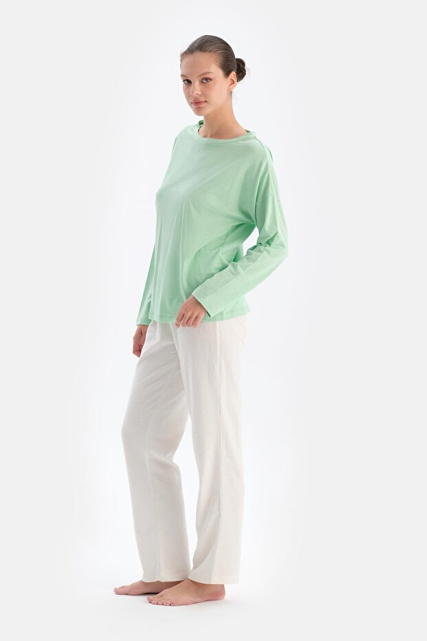 Ekru Kadın Tek Alt - 3