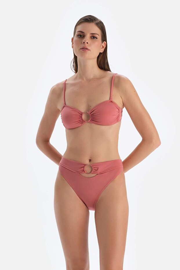 Gül Kurusu Normal Bel Bikini Alt - 1