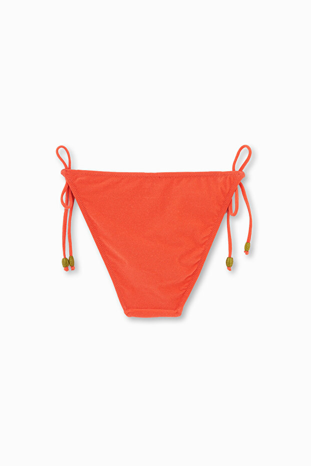 Turuncu Spagetti Bikini Altı - 8