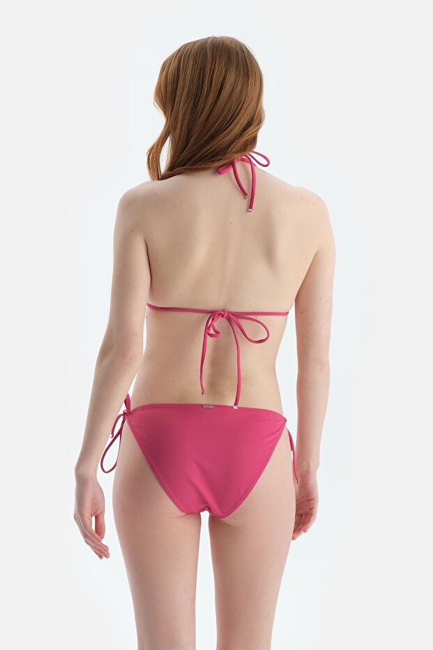 Fuşya Spagetti Bikini Alt - 2