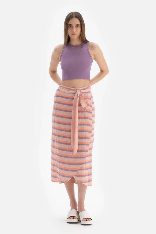 Lilac Ribbed Crop - 6