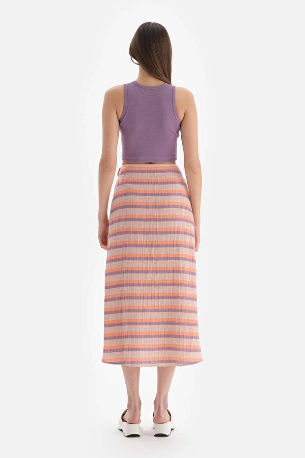 Lilac Ribbed Crop - 2