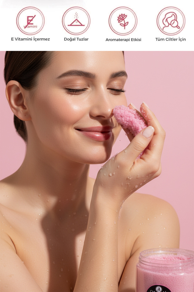Çilek Bacak Peeling Batık Peelingi Sakız 800g E Vitamini Içermez - 5