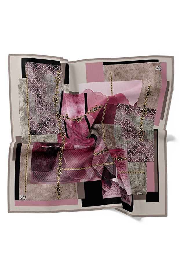 وشاح كريستال لامع بنمط - 2