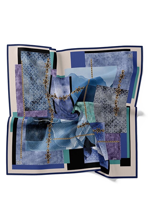 وشاح كريستال لامع بنمط - 1