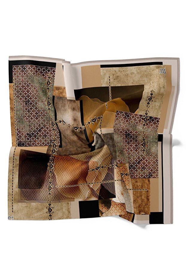 وشاح كريستال لامع بنمط - 1