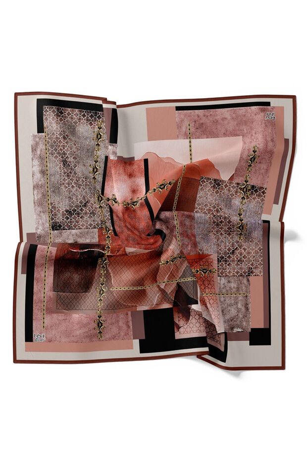 وشاح كريستال لامع بنمط - 2