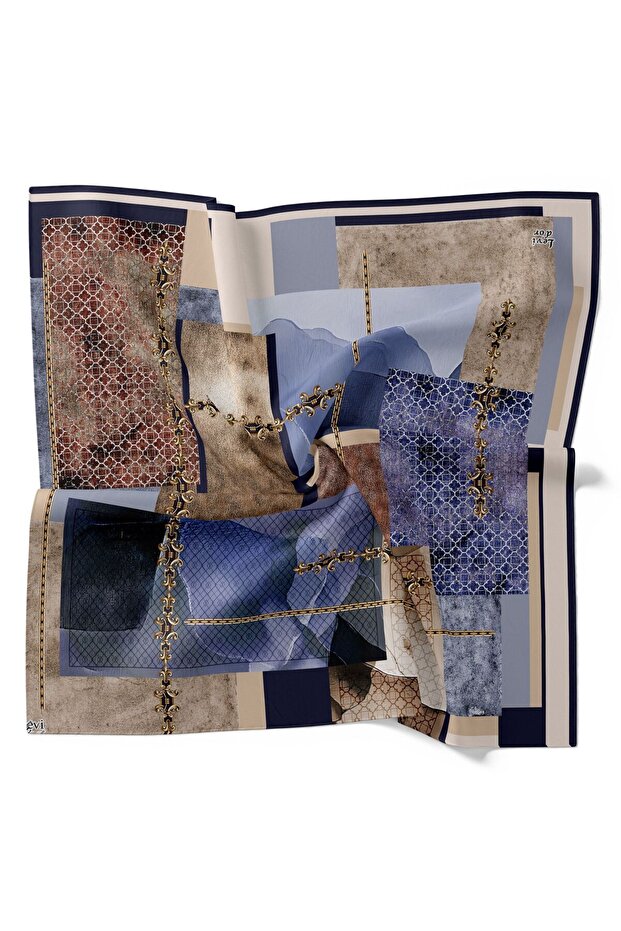 وشاح كريستال لامع بنمط - 1