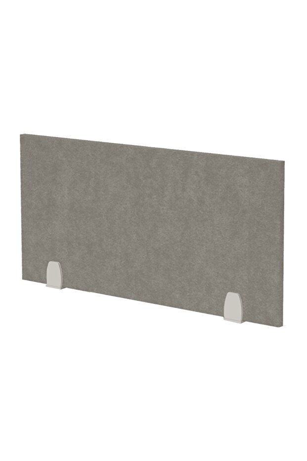 80x40 Acoustic Desk Privacy Divider Panel - Modern Grey Noise Reducing Partition
