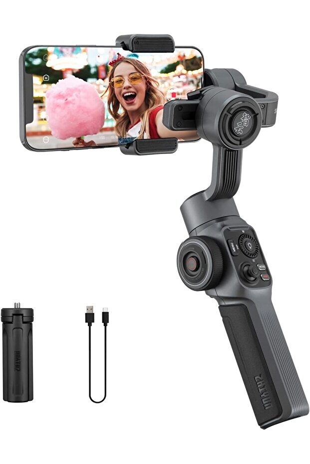 Smooth 5 3-Axis Phone Gimbal – Foldable & Portable - 1
