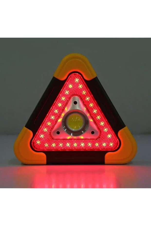 ® Triangular Reflector Projector, Warning Function and Phone Charging with Solar Charging - 4
