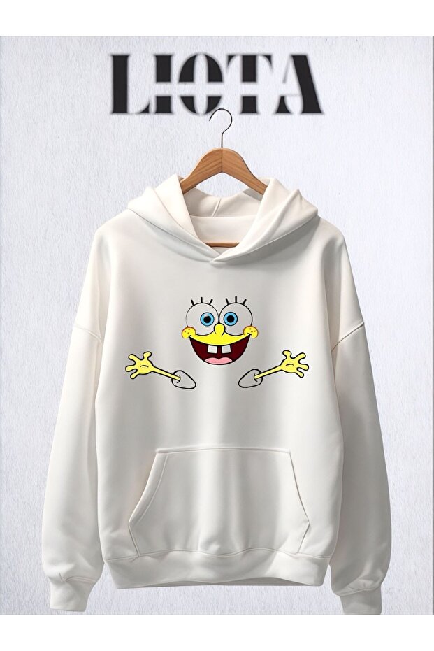 Sünger Bob Baskılı Sweatshirt - 1
